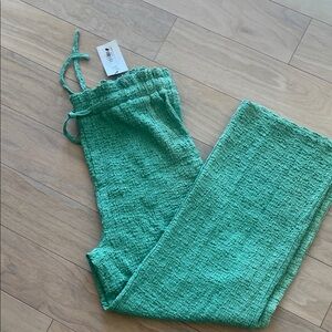 Easel Green Textured Lounge Pants